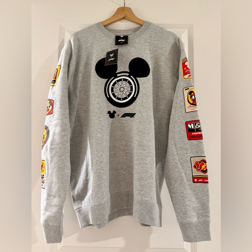 SOLD Disney x Formula 1 Pullover Sweatshirt Unisex Size M NWT